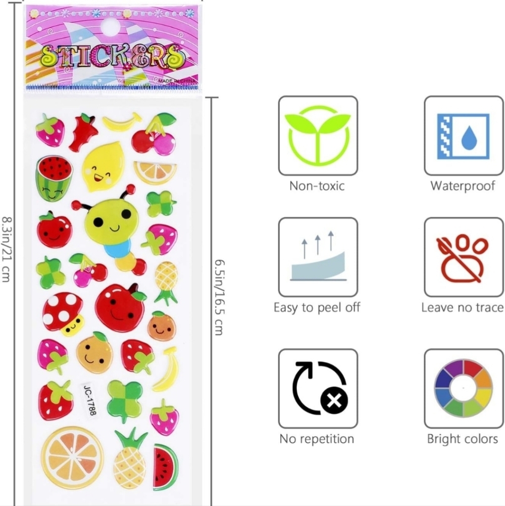Colorful Assorted Sticker Set - Picture 3 of 5